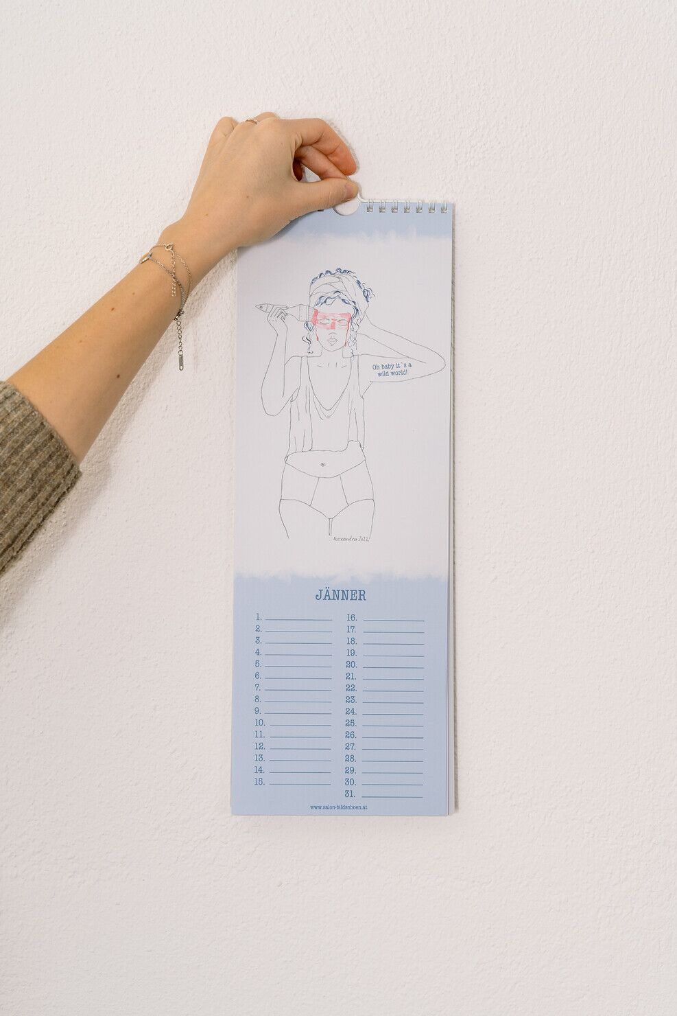 Immerwährender Geburtstagskalender „girls. girls. girls.“ – Bild 1